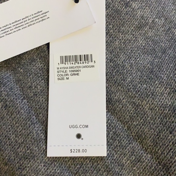 Ugg NWT long cardigan - Picture 7 of 7